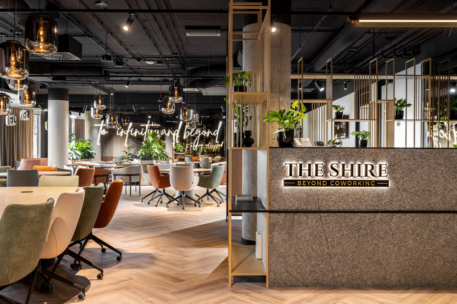 Recepcja coworkingu The Shire